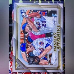 2020 Topps Gallery - Master and Apprentice #MA-5 Pete Alonso, Jacob deGrom